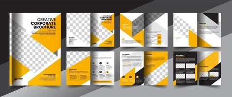 profilo aziendale opuscolo relazione annuale opuscolo proposta commerciale layout concept design vettore