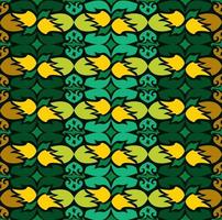 patern senza cuciture di dayak etnico pattern.traditional tessuto indonesiano motivo.borneo pattern. ispirazione per il design vettoriale. tessuto creativo per moda o stoffa vettore