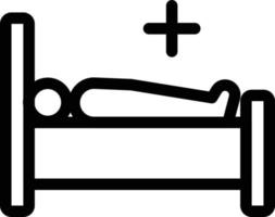 illustrazione vettoriale del paziente su uno sfondo. simboli di qualità premium. icone vettoriali per il concetto e la progettazione grafica.