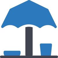 illustrazione vettoriale ombrello su uno sfondo simboli di qualità premium. icone vettoriali per il concetto e la progettazione grafica.