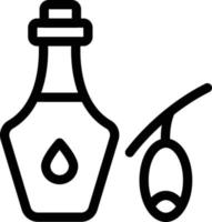 illustrazione vettoriale di oliva su uno sfondo simboli di qualità premium. icone vettoriali per il concetto e la progettazione grafica.