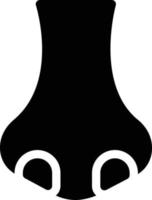 illustrazione vettoriale del naso su uno sfondo. simboli di qualità premium. icone vettoriali per il concetto e la progettazione grafica.