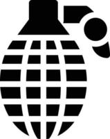 illustrazione vettoriale della bomba a granata su uno sfondo simboli di qualità premium icone vettoriali per il concetto e la progettazione grafica.