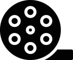 illustrazione vettoriale della bobina della fotocamera su uno sfondo. simboli di qualità premium. icone vettoriali per il concetto e la progettazione grafica.