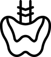 illustrazione vettoriale della laringe su uno sfondo. simboli di qualità premium. icone vettoriali per il concetto e la progettazione grafica.