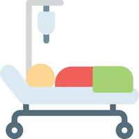 illustrazione vettoriale di gocciolamento del paziente su uno sfondo simboli di qualità premium. icone vettoriali per il concetto e la progettazione grafica.