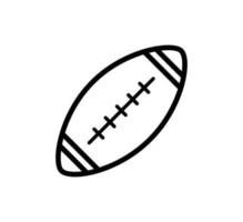 modello di logo vettoriale icona rugby
