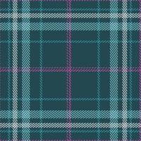 motivo scozzese a quadri in blu scuro e blu e bianco e tessuto senza cuciture, motivo scozzese scozzese scozzese senza cuciture e struttura geometrica quadrata per tessuti vettore
