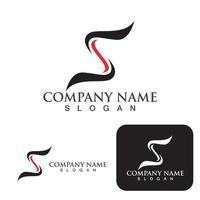 s lettera logo aziendale aziendale vettore