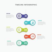 progettazione del modello di infografica aziendale vettore