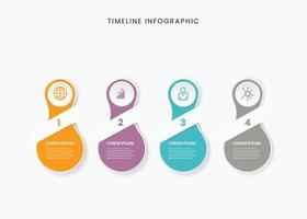 progettazione del modello di infografica aziendale vettore