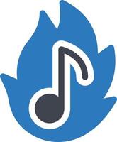 illustrazione vettoriale della canzone del fuoco su uno sfondo. simboli di qualità premium. icone vettoriali per il concetto e la progettazione grafica.