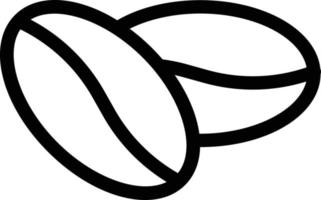 illustrazione vettoriale di chicchi di caffè su uno sfondo. simboli di qualità premium. icone vettoriali per il concetto e la progettazione grafica.