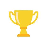 trofeo d'oro per i vincitori del concetto di premio alla realizzazione sportiva vettore