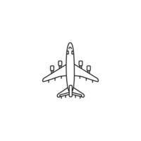 vettore icona aereo esperienza utente