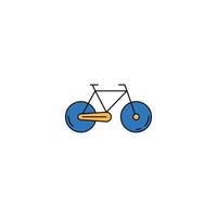 vettore icona bicicletta creativa