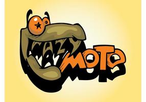 Logo Crazy Moto vettore