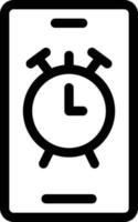 illustrazione vettoriale di allarme su uno sfondo. simboli di qualità premium. icone vettoriali per il concetto e la progettazione grafica.