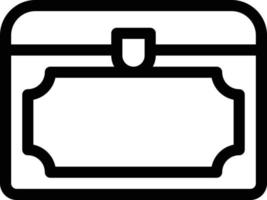 illustrazione vettoriale del tesoro su uno sfondo. simboli di qualità premium. icone vettoriali per il concetto e la progettazione grafica.