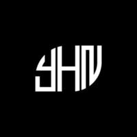 yhn lettera logo design su sfondo bianco. yhn creative iniziali lettera logo concept. yhn disegno della lettera. vettore