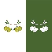 disegno dell'illustrazione di vettore dell'icona di oliva