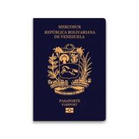 passaporto di . modello di identificazione del cittadino. vettore