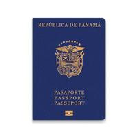 passaporto di panama. modello di identificazione del cittadino. vettore
