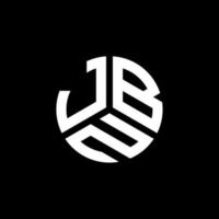 design del logo della lettera jbm su sfondo nero. jbm creative iniziali lettera logo concept. disegno lettera jbm. vettore