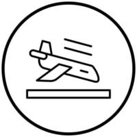 stile icona di atterraggio vettore