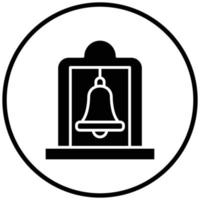 stile icona torre campanaria vettore