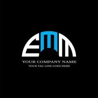 emm lettera logo design creativo con grafica vettoriale