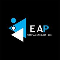 eap lettera logo design creativo con grafica vettoriale