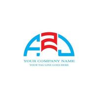 fzj lettera logo design creativo con grafica vettoriale
