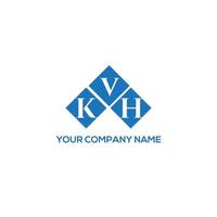 kvh lettera logo design su sfondo bianco. kvh creative iniziali lettera logo concept. disegno della lettera kvh. vettore