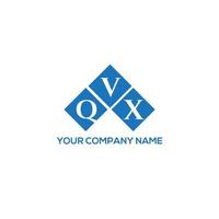 qvx lettera logo design su sfondo bianco. qvx creative iniziali lettera logo concept. disegno della lettera qvx. vettore