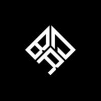 brd lettera logo design su sfondo nero. concetto di logo della lettera di iniziali creative di brd. disegno della lettera brd. vettore