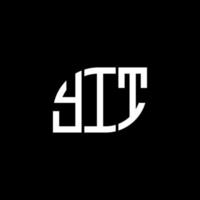 yit lettera logo design su sfondo bianco. yit creative iniziali lettera logo concept. sì disegno della lettera. vettore