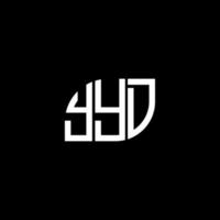 yxd lettera logo design su sfondo nero. yxd creative iniziali lettera logo concept. disegno della lettera yxd. vettore