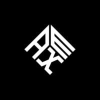 design del logo della lettera axm su sfondo nero. axm creative iniziali lettera logo concept. disegno della lettera axm. vettore