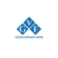 gvf lettera logo design su sfondo bianco. gvf creative iniziali lettera logo concept. disegno della lettera gvf. vettore