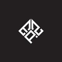 epz lettera logo design su sfondo nero. epz iniziali creative lettera logo concept. disegno della lettera epz. vettore