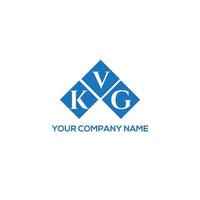 kvg lettera logo design su sfondo bianco. kvg creative iniziali lettera logo concept. disegno della lettera kvg. vettore