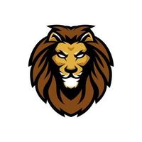 modelli di logo eSport di guardia del leone vettore