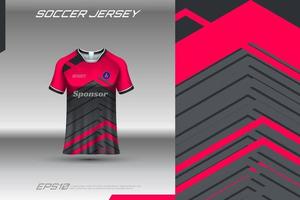 modello di jersey sportivo e t-shirt mockup vettoriale di design in jersey sportivo. design sportivo per calcio, corse, maglie da gioco. vettore.