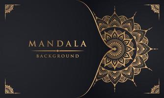 design creativo professionale del modello di sfondo della mandala ornamentale 2022 vettore