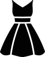 icona di vettore del vestito da sposa