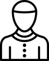 illustrazione del design dell'icona di vettore dell'uomo