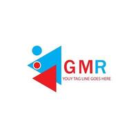 gmr lettera logo design creativo con grafica vettoriale