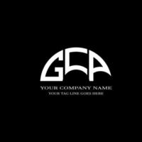 gcp lettera logo design creativo con grafica vettoriale