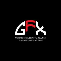 gfx lettera logo design creativo con grafica vettoriale